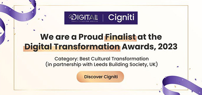 Cigniti Technologies is a Proud Finalist at the Digital Transformation Awards, 2023
