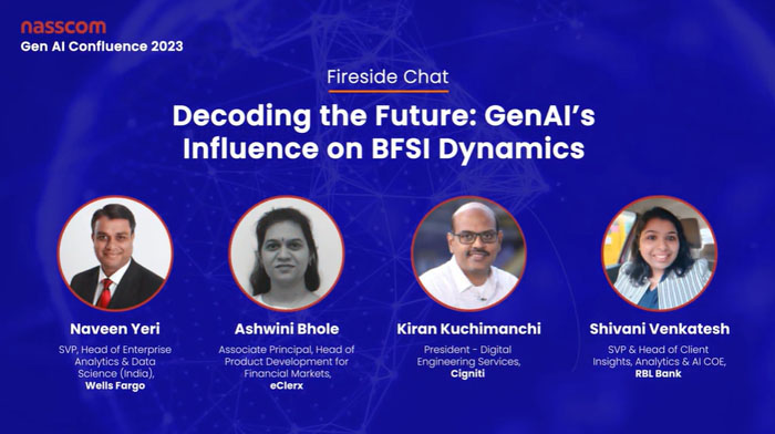 Decoding the Future: Gen AI’s Influence on BFSI Dynamics | NASSCOM Gen AI Confluence 2023